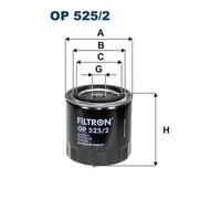 Filtro olio Filtro ad avvitamento OP 525/2 FILTRON per VW SKODA SEAT