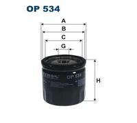 Filtro olio Filtro ad avvitamento OP 534 FILTRON per CHRYSLER TALBOT VW JEEP