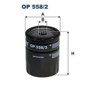 FILTRON Filtro Olio OP 558/2 SUBARU,FORESTER (SH),IMPREZA 2 volumi /Coda spiovente (GR, GH, G3),XV (_GP_),OUTBACK (BL, BP)
