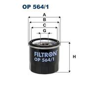 Filtro olio Filtro ad avvitamento OP 564/1 FILTRON per CHEVROLET SPARK