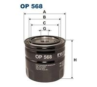 Filtro olio Filtro ad avvitamento OP 568 FILTRON per OPEL VOLVO DAF DODGE INDIGO