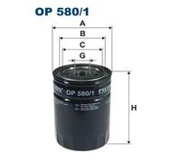 FILTRON OP 580/1 Filtro olio