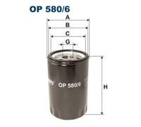 FILTRON Filtro Olio OP 580/6 MG,ROVER,ZT-T Station Wagon,ZS Sedan,ZT Sedan,MG ZS Hatchback,75 (RJ),75 Tourer (RJ)