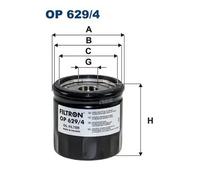 Filtro olio Filtro ad avvitamento OP 629/4 FILTRON per FORD FORD USA