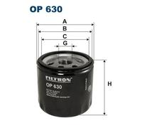 Filtro olio Filtro ad avvitamento OP 630 FILTRON per OPEL ASTRA F Hatchback