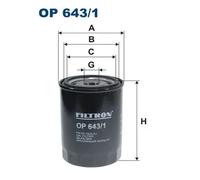 Filtro olio FILTRON OP643/1