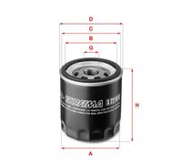 Filtro olio Filtro ad avvitamento S 2210 R SOFIMA per ALFA ROMEO FIAT LANCIA