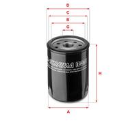 Filtro olio Filtro ad avvitamento S 3430 R SOFIMA per ALFA ROMEO FIAT LANCIA