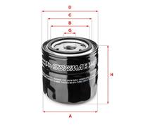 Filtro olio Filtro ad avvitamento S 3440 R SOFIMA per RENAULT JEEP