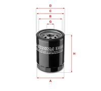 Filtro olio Filtro ad avvitamento S 5210 R SOFIMA per ALFA ROMEO FIAT LANCIA