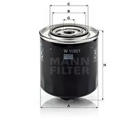 MANN-FILTER W 1130/1 Filtro dell'olio - per Autovetture + veicoli commeriali
