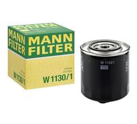 MANN-FILTER, W 1130/1 Filtro olio | Per Autovetture, Massime prestazioni filtranti, Protezione motore, Guarnizione alta qualità, Qualità originale OE