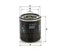 Filtro dell'olio MANN-FILTER W 6021