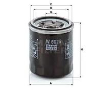 MANN-FILTER Filtro Olio W 6025 RENAULT,DACIA,Clio IV Hatchback (BH_),Scénic III (JZ0/1_),MEGANE III Grandtour (KZ0/1),Captur (J5_, H5_)