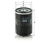 Filtro olio Filtro ad avvitamento W 610/1 MANN-FILTER per SUZUKI FIAT VW SUBARU