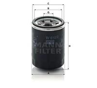 Filtro olio Filtro ad avvitamento W 610/2 MANN-FILTER per MAZDA FORD USA KIA