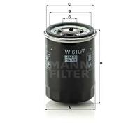 Filtro olio MANN-FILTER W 610/7