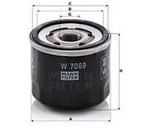 MANN-FILTER Filtro olio W 7069 – per autovetture e veicoli commerciali