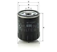 Filtro olio MANN-FILTER W 712/47