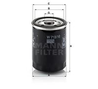 Filtro olio Filtro ad avvitamento W 713/16 MANN-FILTER per LANCIA FIAT INNOCENTI