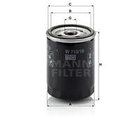 MANN-FILTER W 713/19 Filtro dell'olio - per Autovetture + veicoli commeriali