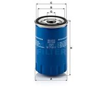 Filtro olio Filtro ad avvitamento W 719/11 MANN-FILTER per CITROËN PEUGEOT FIAT