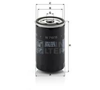 Filtro olio MANN-FILTER W 719/15
