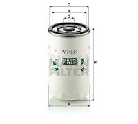 Mann Filter Filtro olio W 719/27 per autovetture e veicoli commerciali