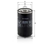 Filtro olio MANN-FILTER W 719/36