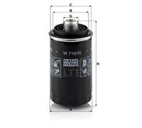 Filtro olio MANN-FILTER W 719/45