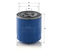 Filtro olio Filtro ad avvitamento W 8017 MANN-FILTER per HYUNDAI KIA