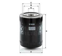 MANN-FILTER W 9066 Filtro dell'olio - AUTOVETTURE + VEICOLI COMMERIALI
