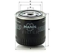 Filtro olio Filtro ad avvitamento W 920/17 MANN-FILTER per PORSCHE VW