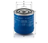MANN-FILTER W 920/47 Filtro dell'olio - per Autovetture + veicoli commeriali