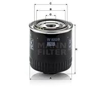 Filtro olio Filtro ad avvitamento W 920/8 MANN-FILTER per VW SKODA SEAT