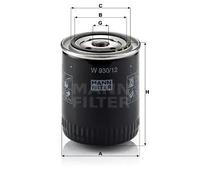 Filtro olio Filtro ad avvitamento W 930/12 MANN-FILTER per OPEL OMEGA A