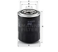 Filtro olio Filtro ad avvitamento W 930/26 MANN-FILTER per HYUNDAI KIA