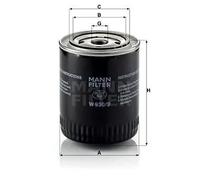 MANN-FILTER W 930/9 Filtro olio