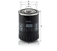 Filtro olio MANN-FILTER W 932