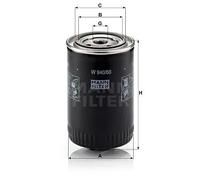 Filtro olio Filtro ad avvitamento W 940/66 MANN-FILTER per AUDI VW SKODA SEAT