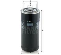 Filtro olio Filtro ad avvitamento W 962 MANN-FILTER per ASTON MARTIN IVECO VW