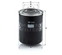 Filtro olio MANN-FILTER WP 1144