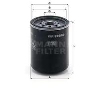 Filtro olio MANN-FILTER WP 920/80