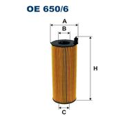 Filtro olio FILTRON OE 650/6 per AUDI Q5 3.0 TDI quattro