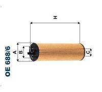 Filtro olio FILTRON OE 688/6 per SEAT TARRACO (KN2) 2 2018-2024
