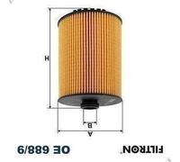 Filtro olio FILTRON OE 688/9 per VW PASSAT B7 (362) 3.6 2011-2014