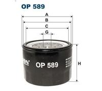 Filtro olio FILTRON OP 589 per MAZDA 323 P V (BA) 2 1996-1998