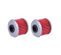 Filtro olio for moto for P-olaris Side X Side 325 Ranger ETX 2016 for 15412-MEB-671 15412-MEN-671 for H-usqvarna 8000 A7019(2pcs Red)