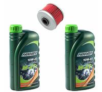 Filtro Olio HF113 Motore Set 10W40 2 Litro per Honda VT 125 Shadow XL Varadero