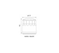 FILTRO OLIO HOKIO HARLEY DAVIDSON FXDBI DYNA STREET BOB 1450 2006 2007